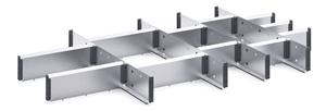 16 Compartment Steel Divider Kit External1050W x 650 x 75H Bott Cubio Steel Divider Kits 43020677.51 